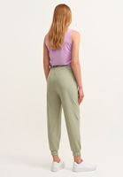 Bayan Yeşil Yumuşak Dokulu Jogger Pantolon