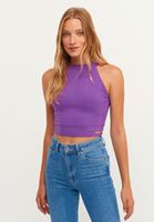 Bayan Mor Cut-Out Detaylı Halter Yaka Atlet
