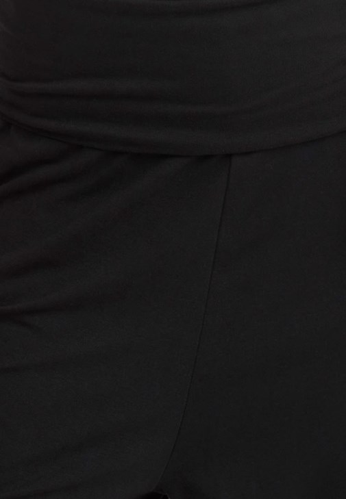 Kruvaze Crop Bluz ve Jogger Pantolon Kombini
