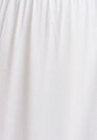 Bayan Beyaz V-Neck Midi Elbise