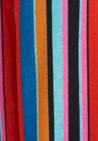 Bayan Çok Renkli Çizgili Wide-Leg Pantolon