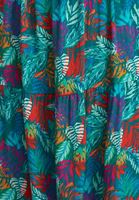 Bayan Çok Renkli Cut-Out Detaylı Maxi Elbise