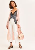 Bayan Çok Renkli Dantel Detaylı Askılı Bluz