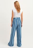 Bayan Çok Renkli Desenli Wide-Leg Pantolon
