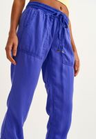 Bayan Lacivert Yumuşak Dokulu Jogger Pantolon ( TENCEL™ )