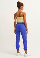 Bayan Lacivert Yumuşak Dokulu Jogger Pantolon ( TENCEL™ )