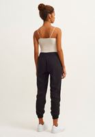 Bayan Siyah Yumuşak Dokulu Jogger Pantolon ( TENCEL™ )