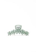 Bayan Yeşil Çiçekli Toka