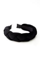 Bayan Siyah Örgü Detaylı Taç