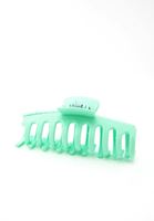 Bayan Yeşil Büyük Saç Tokası