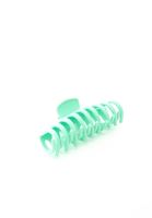 Bayan Yeşil Büyük Saç Tokası