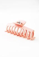 Bayan Pembe Büyük Saç Tokası