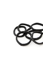 Bayan Siyah Lastik Toka Seti