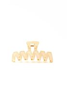 Bayan Sarı Mandal Saç Tokası