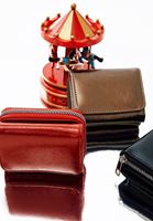 Bayan Kırmızı Çok Gözlü Cüzdan