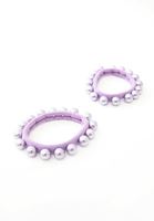 Bayan Lila Boncuklu Toka