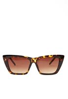 Bayan Çok Renkli Kalın Çerçeveli Güneş Gözlüğü