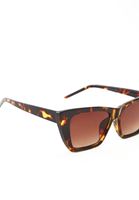 Bayan Çok Renkli Kalın Çerçeveli Güneş Gözlüğü