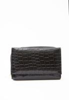 Bayan Siyah Çok Gözlü Cüzdan