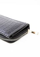 Bayan Siyah Çok Gözlü Cüzdan