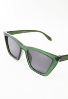 Bayan Yeşil Kalın Çerçeveli Güneş Gözlüğü