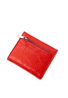 Bayan Kırmızı Dokulu Cüzdan