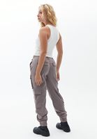 Bayan Bej Kemer Detaylı Kargo Pantolon ( TENCEL™ )