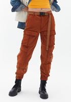 Bayan Kiremit Kemer Detaylı Kargo Pantolon ( TENCEL™ )