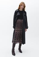 Bayan Çok Renkli Pileli Midi Etek