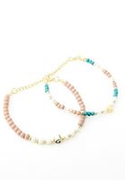 Bayan Çok Renkli Boncuklu Bileklik Seti