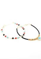 Bayan Çok Renkli Boncuklu Bileklik Seti
