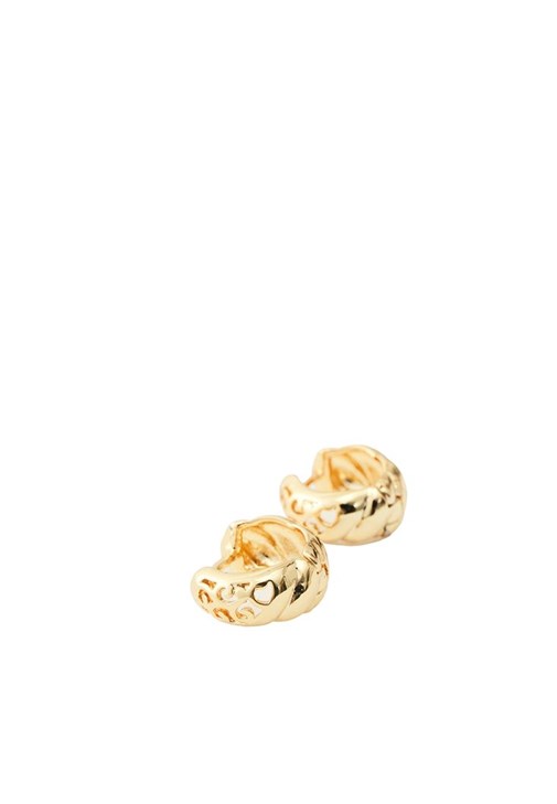 Altın Burgulu Halka Küpe