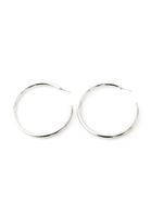 Bayan Gümüş Halka Küpe