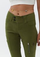 Bayan Çok Renkli Çiçek Uçlu Vücut Zinciri