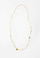 Bayan Çok Renkli Çiçek Uçlu Vücut Zinciri