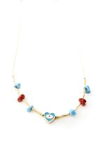 Bayan Altın Kalp Uçlu Kolye