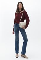 Cut-Out Triko ve Flare Pantolon Kombini
