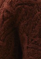 Bayan Bordo Midi Triko Hırka