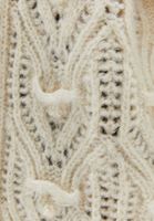 Bayan Bej Midi Triko Hırka