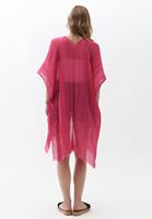 Kimono ve Denim Şort Kombini