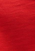 Bayan Kırmızı Polo Yaka Uzun Kollu Sweatshirt