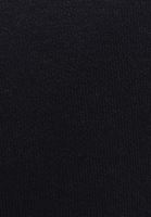 Bayan Siyah Pamuklu Oversize Sweatshirt