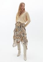 Bayan Bej V Yaka Triko Kazak