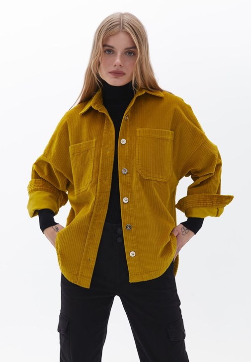 Kadife Gömlek ve Pantolon Kombini