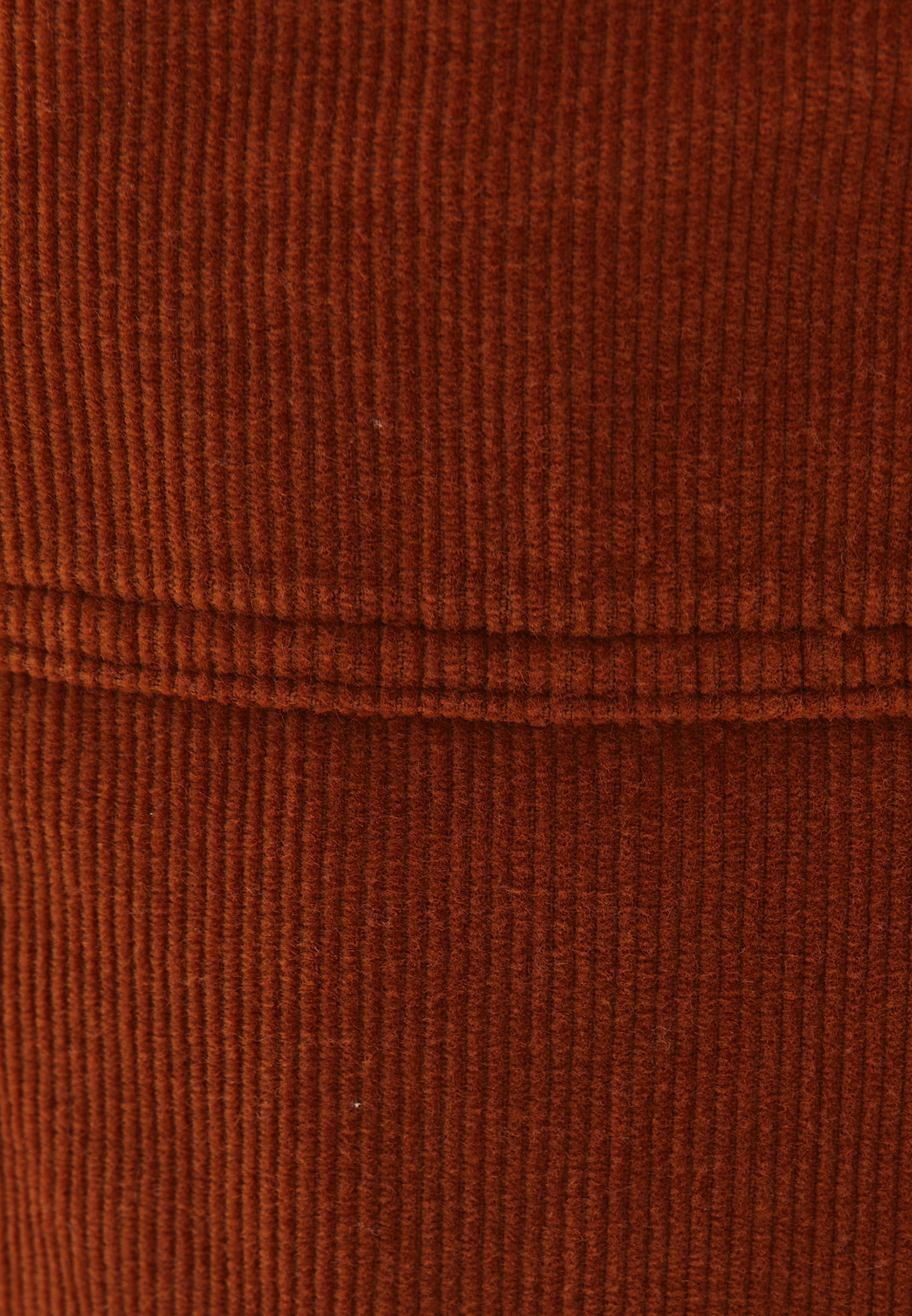 Kiremit Orta Bel Kadife Jogger Pantolon