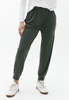 Bayan Yeşil Yumuşak Dokulu Jogger Pantolon ( MODAL )