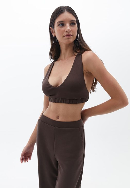 Crop Atlet ve Soft Touch Pantolon Kombini