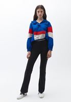 Bayan Siyah Yüksek Bel Flare Pantolon