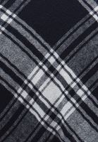 Bayan Siyah Pamuklu Ekoseli Gömlek