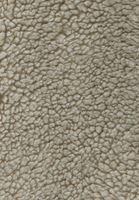 Bayan Bej Kürk Detaylı Oversize Mont